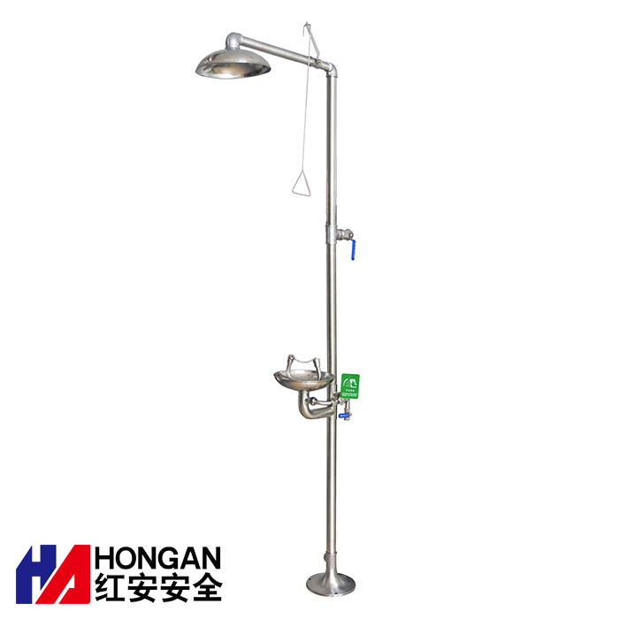 不銹鋼排空防凍復合式洗眼器 不銹鋼排空防凍復合式洗眼器